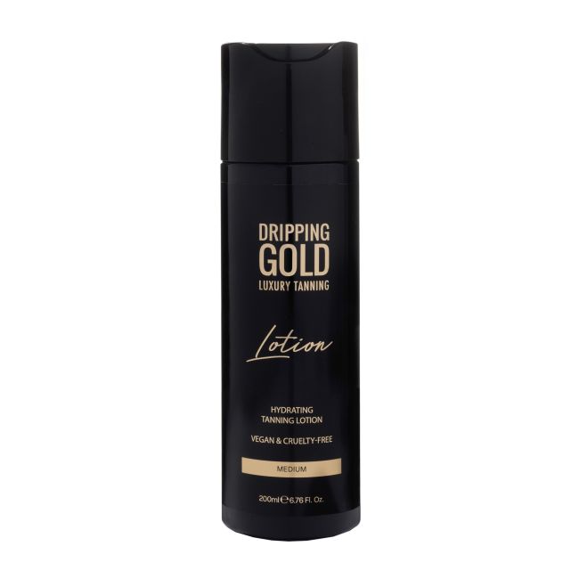 

Роскошный загар увлажняющий средний лосьон для автозагара Dripping Gold, 200 мл