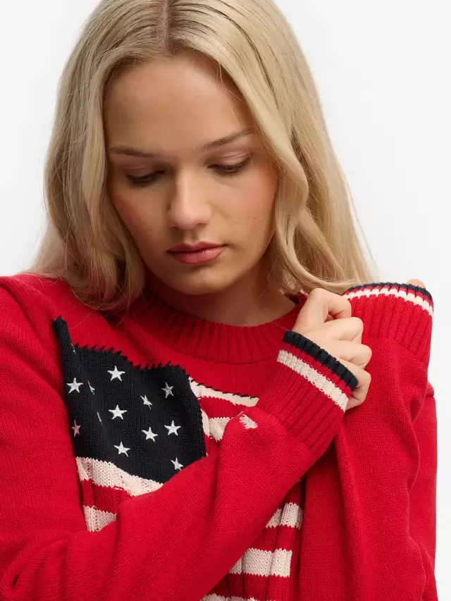 Спортивный комбинезон Athletic Essentials Americana Flag Jumper, цвет Varsity Red Superdry — фото 4