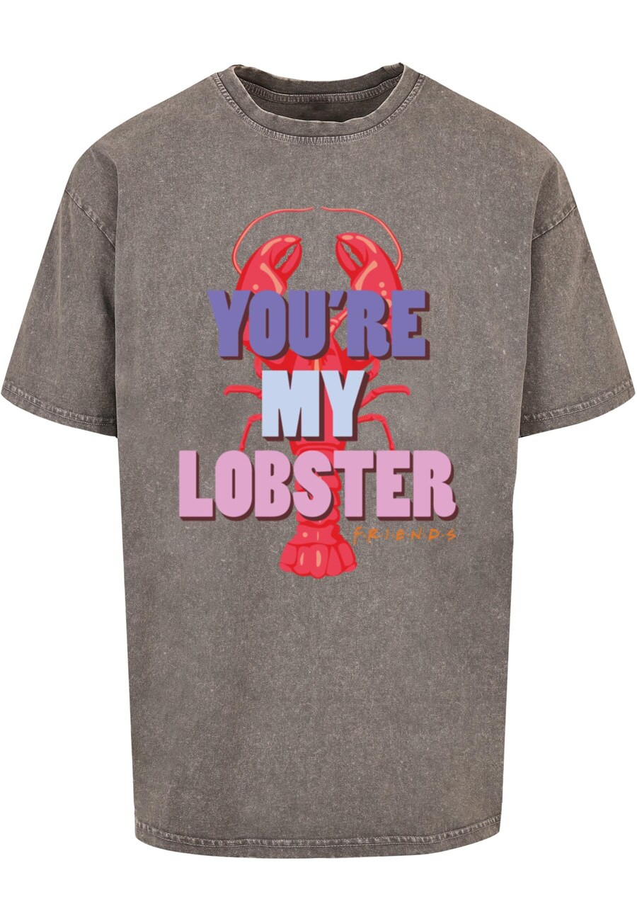 

Классическая футболка ABSOLUTE CULT Shirt Friends - My Lobster, серо-коричневый