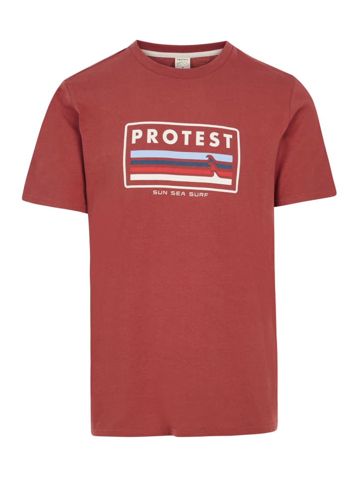 

Рубашка Protest, цвет brick red