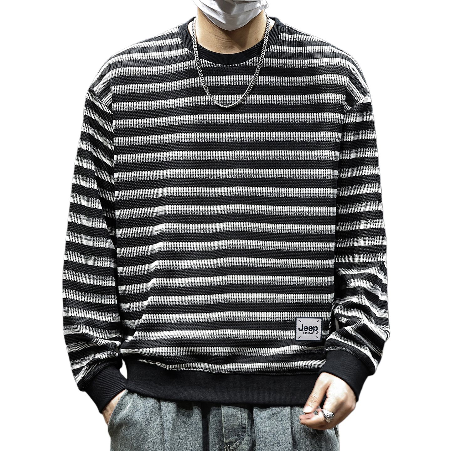 

Свитшот Leisure Collection Unisex Jeep, черный