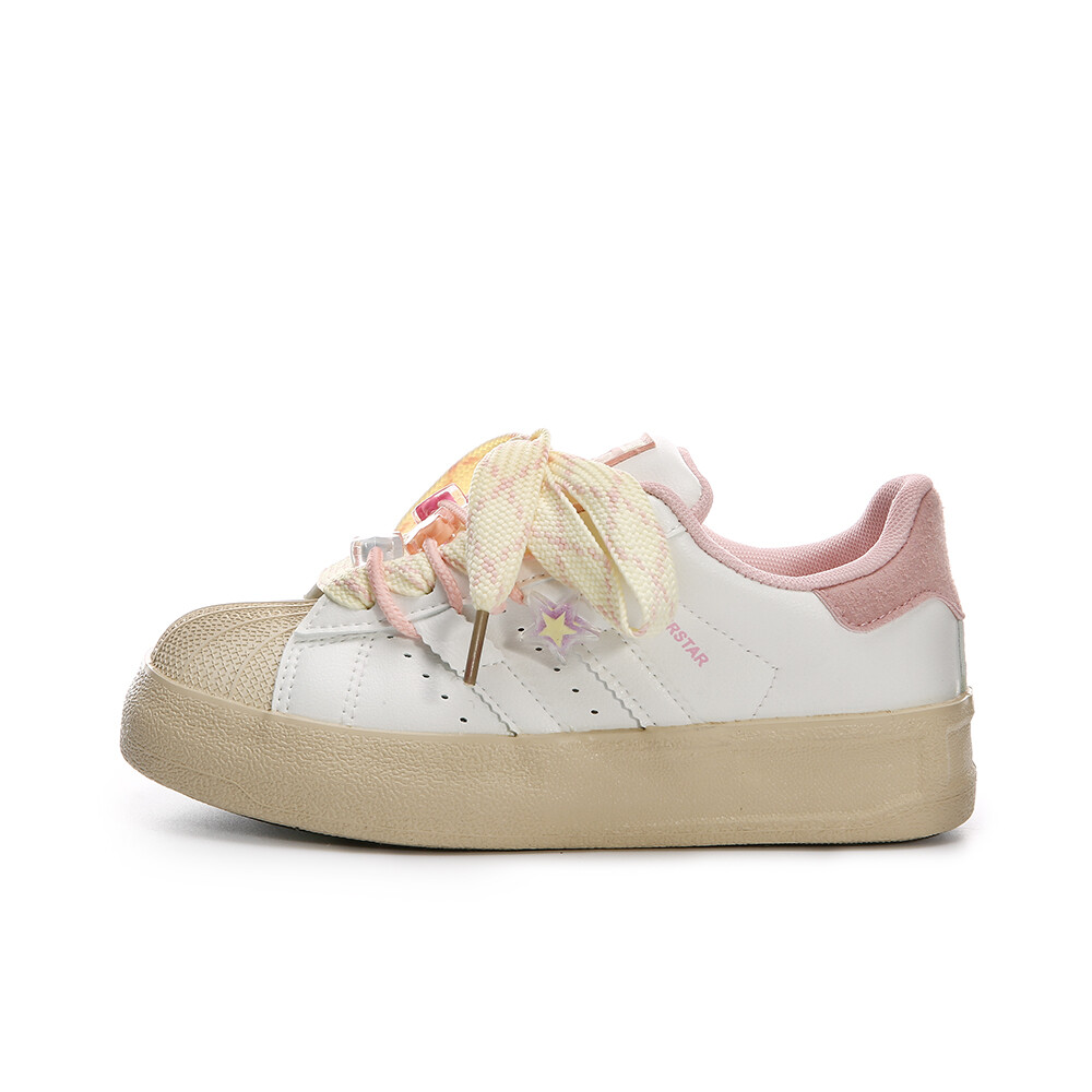 

Кроссовки Lovely you Skateboarding Shoes Women's Low-top White, розовый