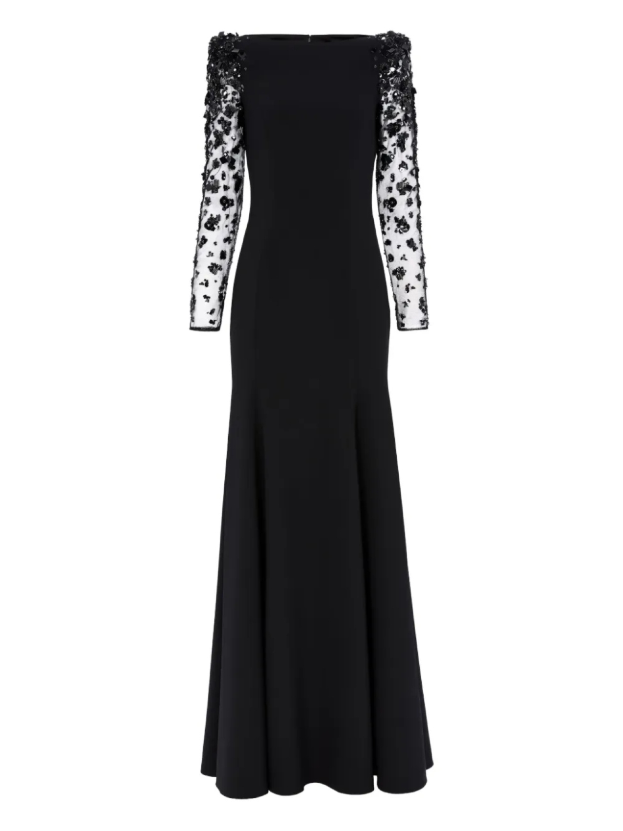 

Jenny Packham платье макси Sylvia, черный