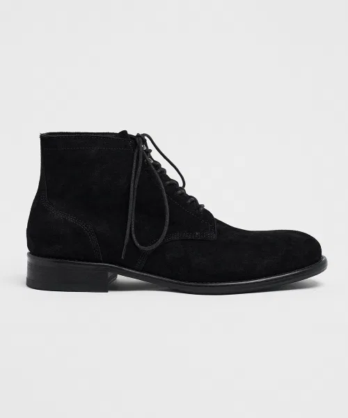 Ботинки UNIFORM Field Boots из замши чёрные