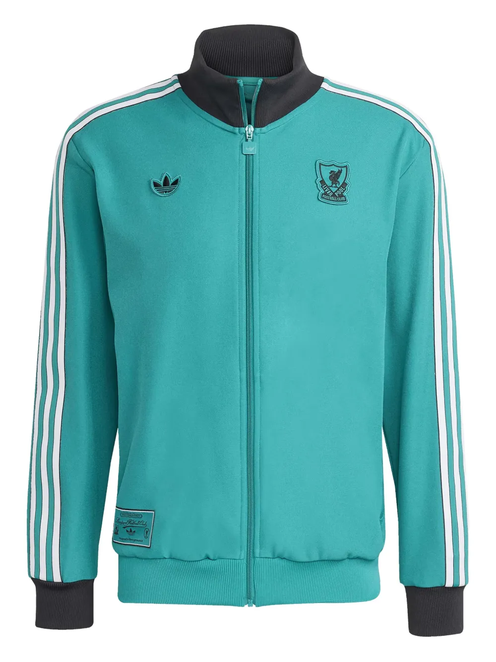 

Свитшот с нашивкой-логотипом adidas, зеленый