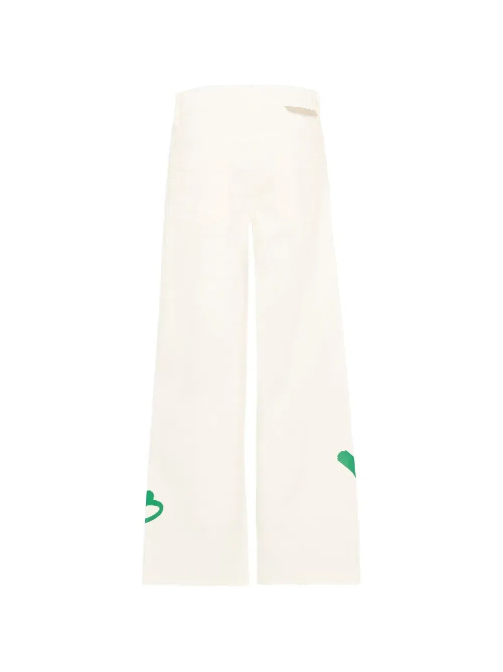 Брюки с цветочным принтом Stella McCartney Kids, белый — фото 2
