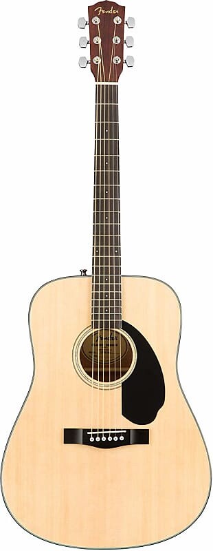 

Акустическая гитара Fender CD-60S Solid Top Dreadnought Acoustic Guitar - Natural