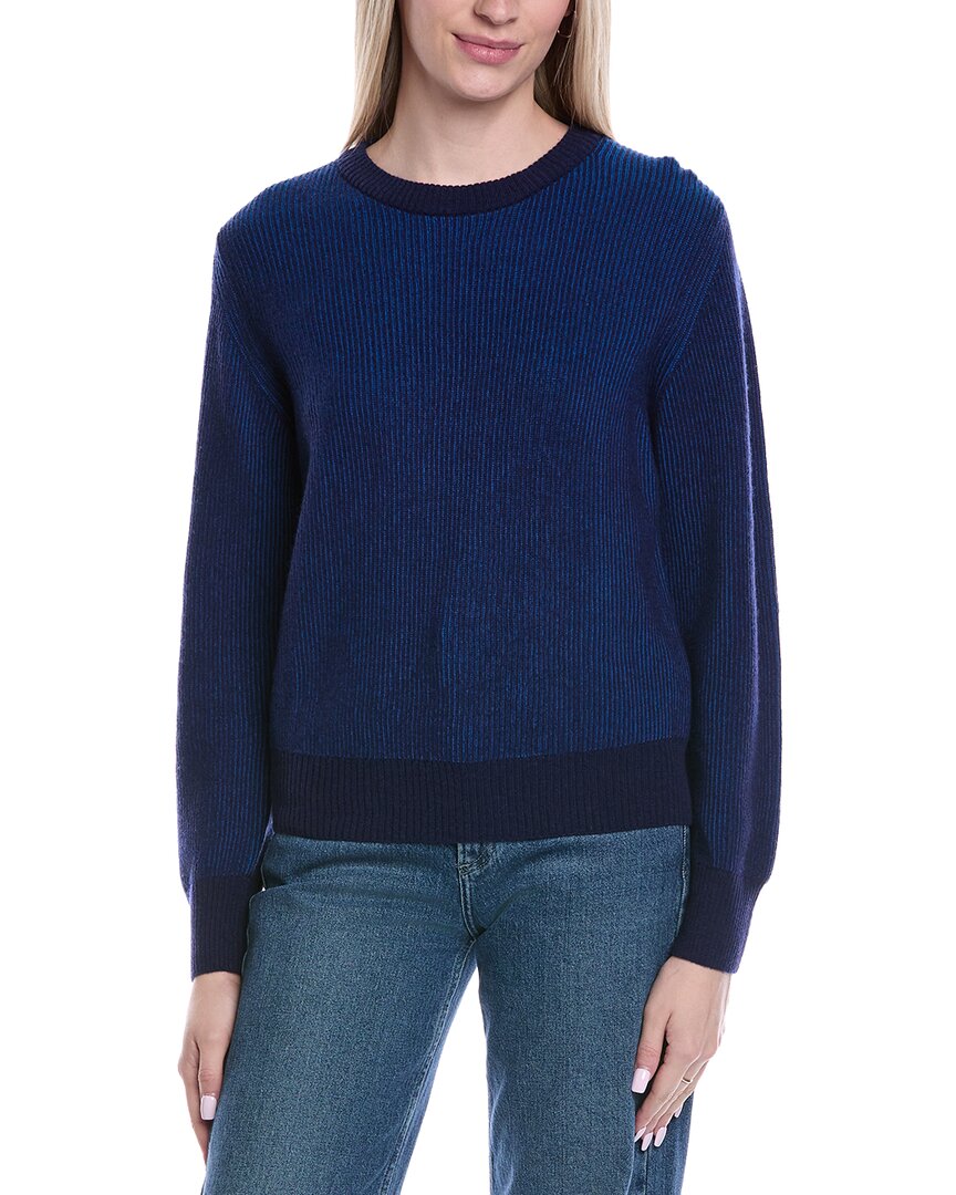 

Свитер Brodie из кашемировой плетеной шерсти и смеси кашемира Brodie Cashmere, синий