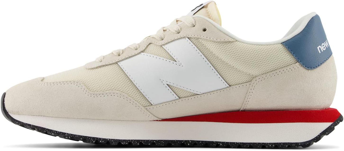 Мужские кроссовки для бега по шоссе New Balance 237 V1 Classic, белый/синий — фото 4