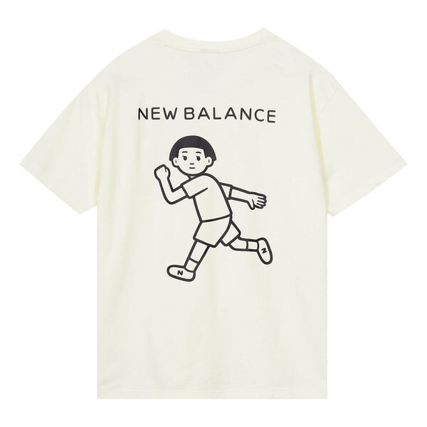 

Футболка x noritake crossover funny pattern short sleeve white New Balance, белый