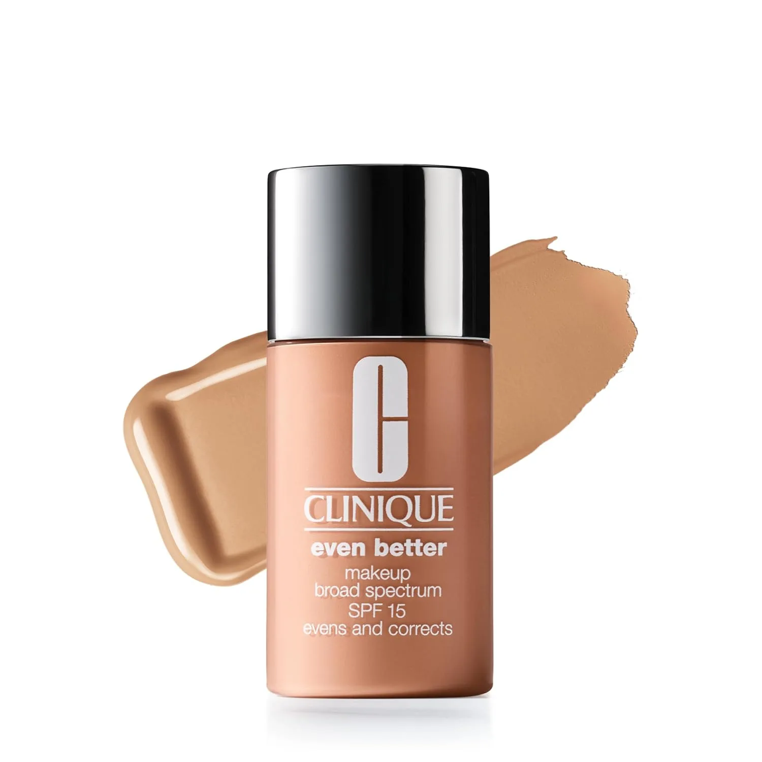 Clinique Even Better Makeup жидкий тональный крем SPF 15 с витамином C для сухой и комбинированной кожи | среднее покрытие и естественный финиш | выравнивает тон и уменьшает темные пятна, BD Beige CN 74 - medium, cool-neutral undertones