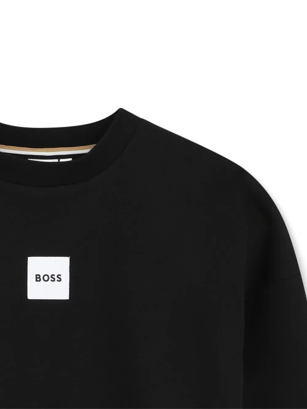 Толстовка с нашивкой-логотипом BOSS Kidswear, черный — фото 3