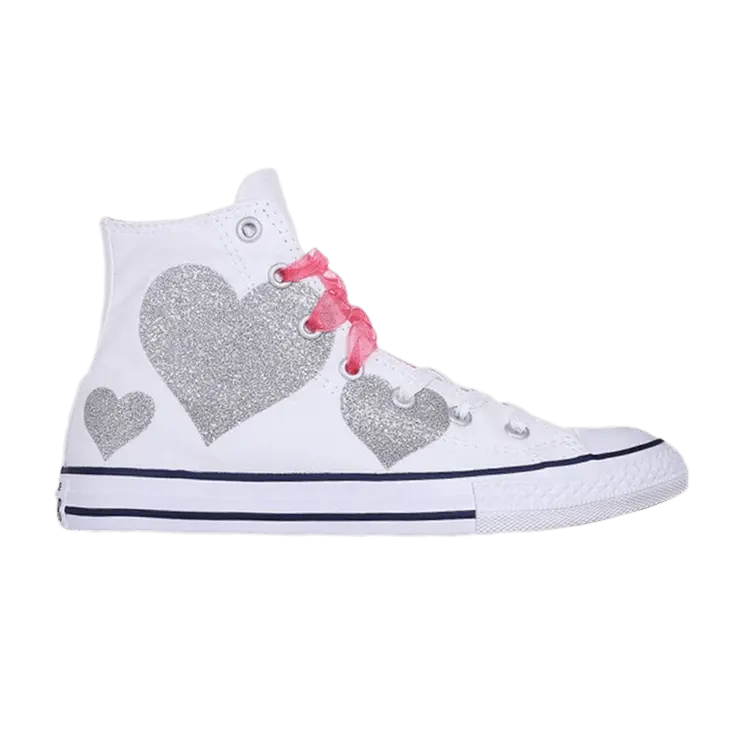 

Кроссовки Converse Chuck Taylor All Star High PS 'Hearts', белый