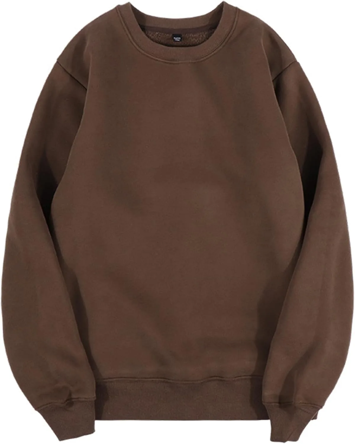 

Теплый свитшот с длинным рукавом, круглый вырез, однотонный limcmelf