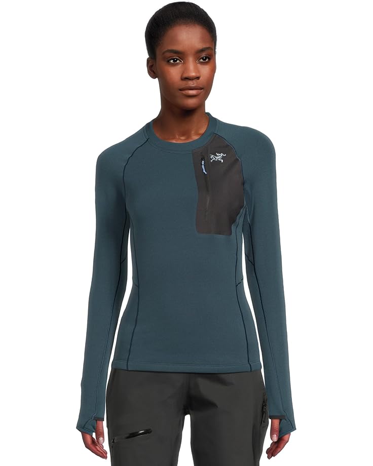 

Женская базовая футболка Arc'teryx Kyanite, Midnight Frost, Синий, Женская базовая футболка Arc'teryx Kyanite, Midnight Frost