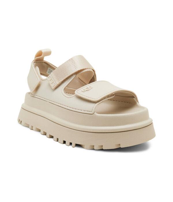 Сандалии с золотистым блеском Ugg, желтый