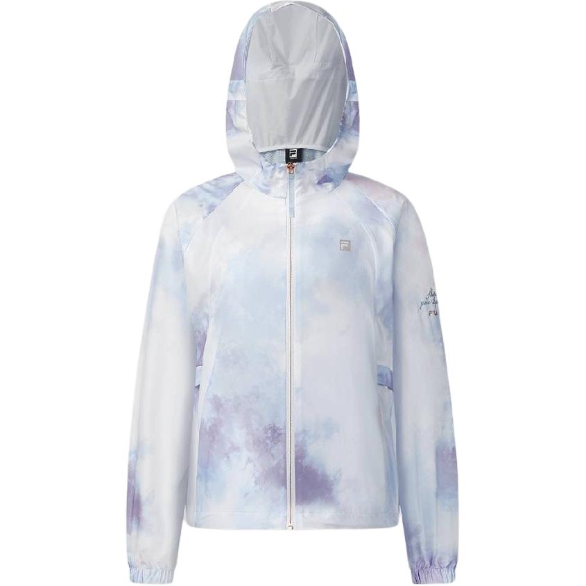 

FILA Фитнес-куртка женская с полной печатью ZA, All over Print-ZA