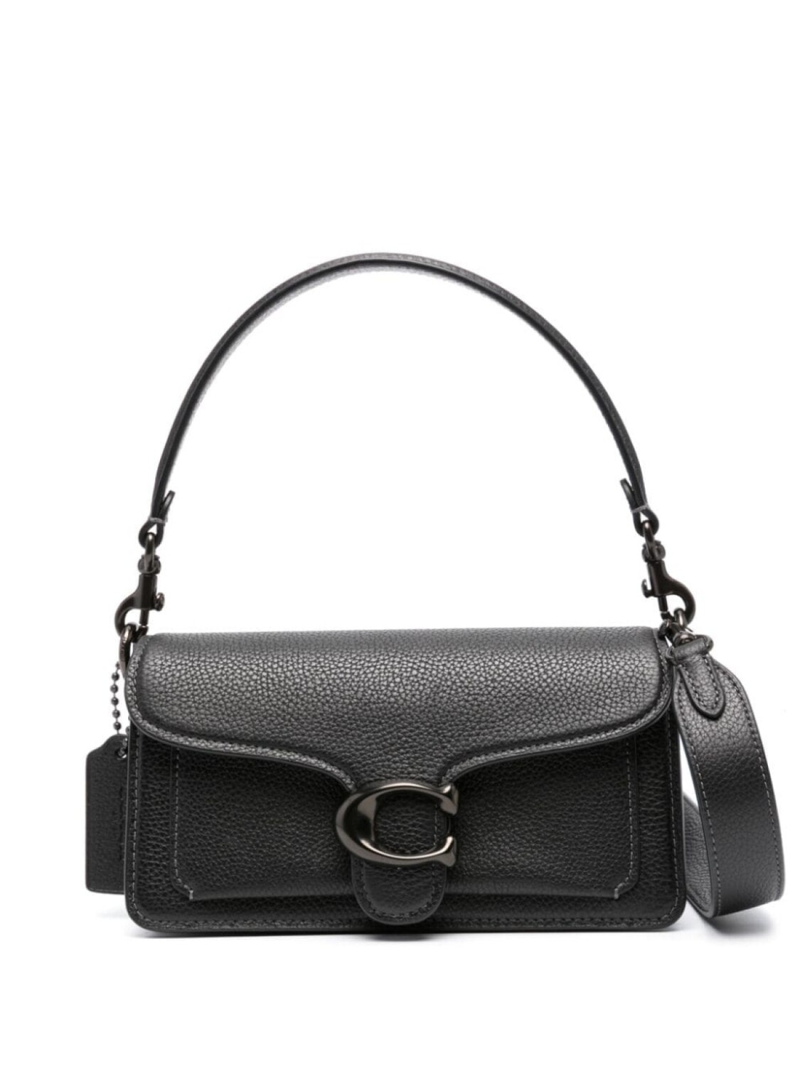 

Coach Tabby pebbled-leather shoulder bag, черный