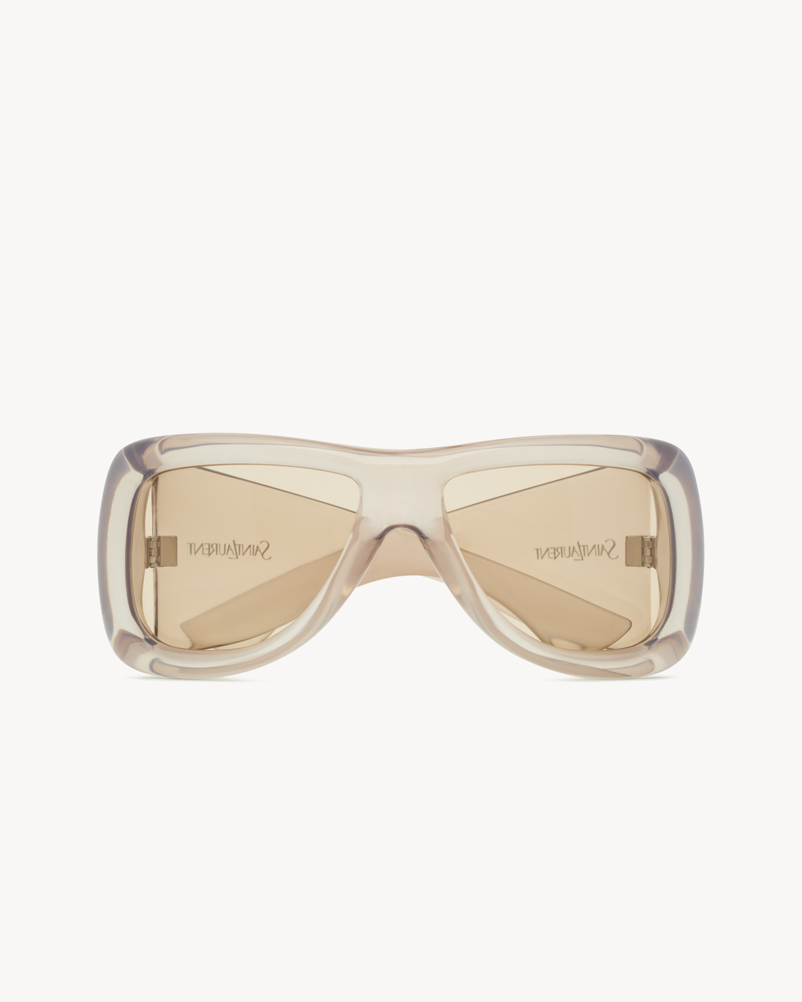 Солнцезащитные очки SL 902 HOWL SAINT LAURENT, бежевый — фото 3