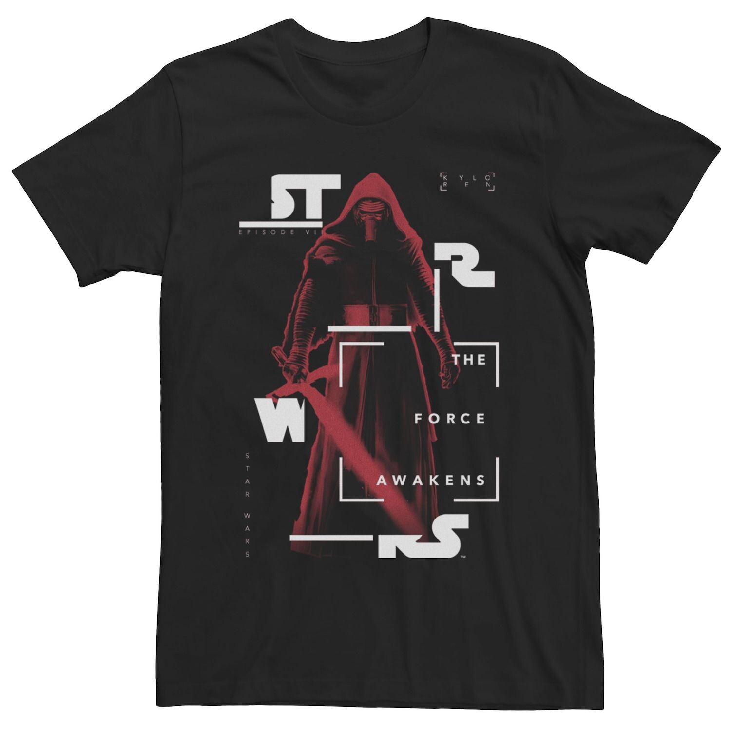 

Мужская футболка с портретом Kylo Ren Fragment The Force Awakens Star Wars