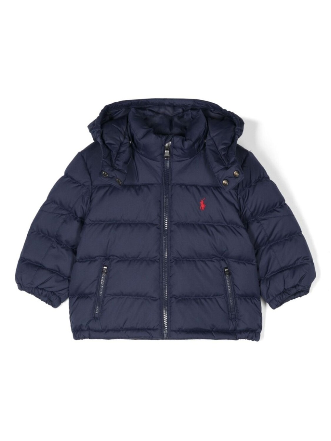 

Ralph Lauren Kids утепленная куртка с вышивкой Polo Pony, синий