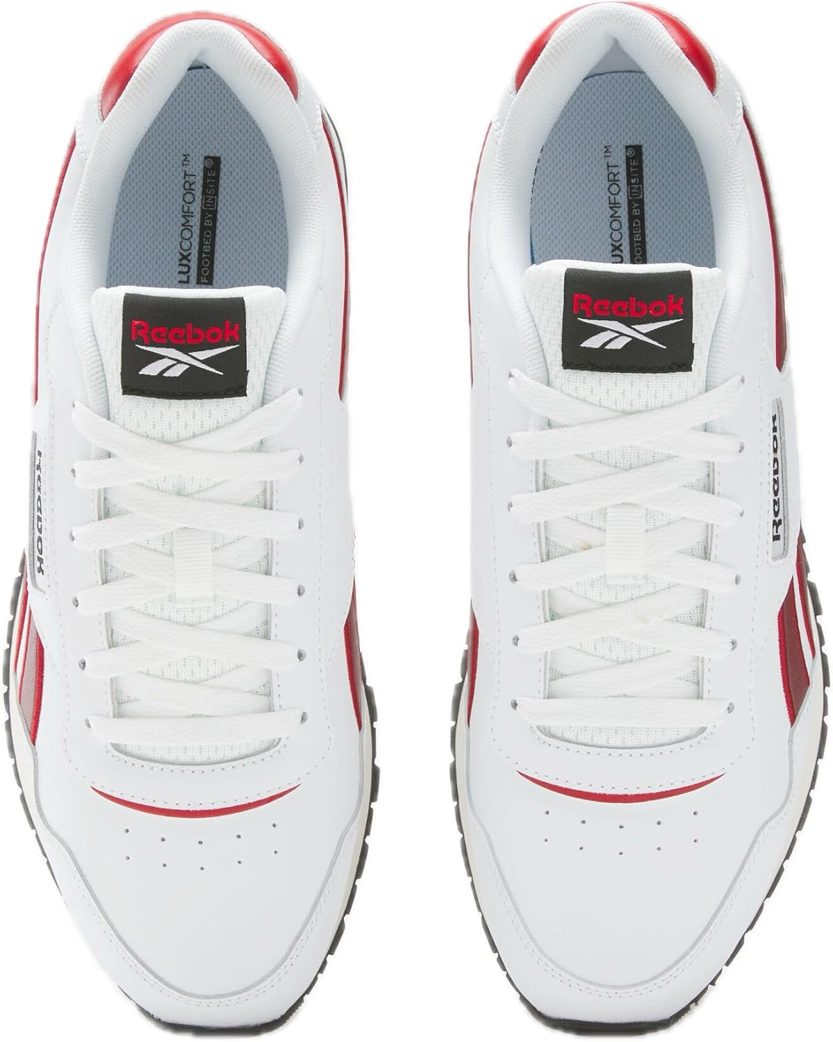 Кроссовки Reebok Unisex-Adult Reebok Glide, белый/черный/красный — фото 3