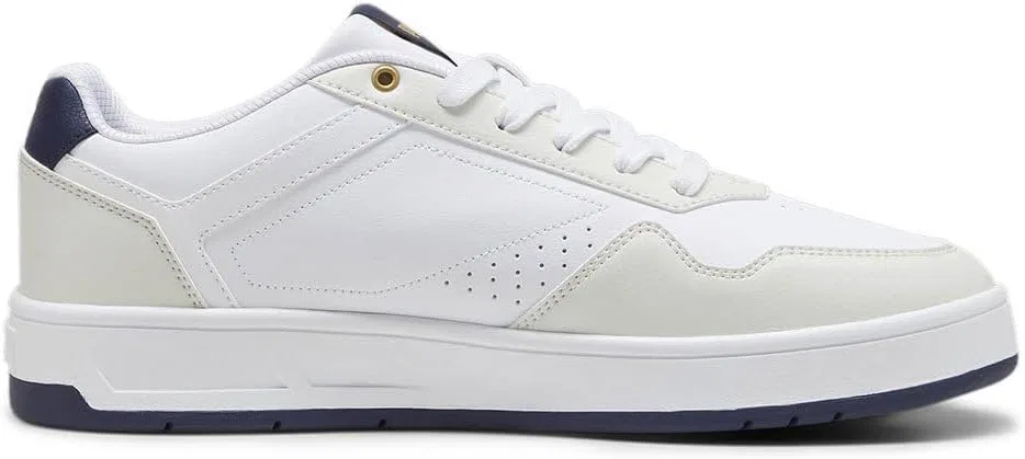 Кроссовки PUMA Unisex Court Classic, Puma White Vapor Gray Puma Navy — фото 4