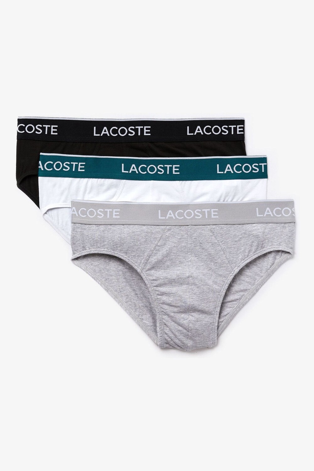 

Комплект из 3 пар черных мужских трусов Core Essentials Lacoste, черный