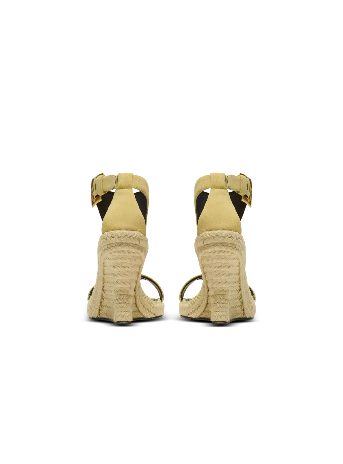 Эспадрильи на танкетке Anthem из замши Balmain, бежевый — фото 4