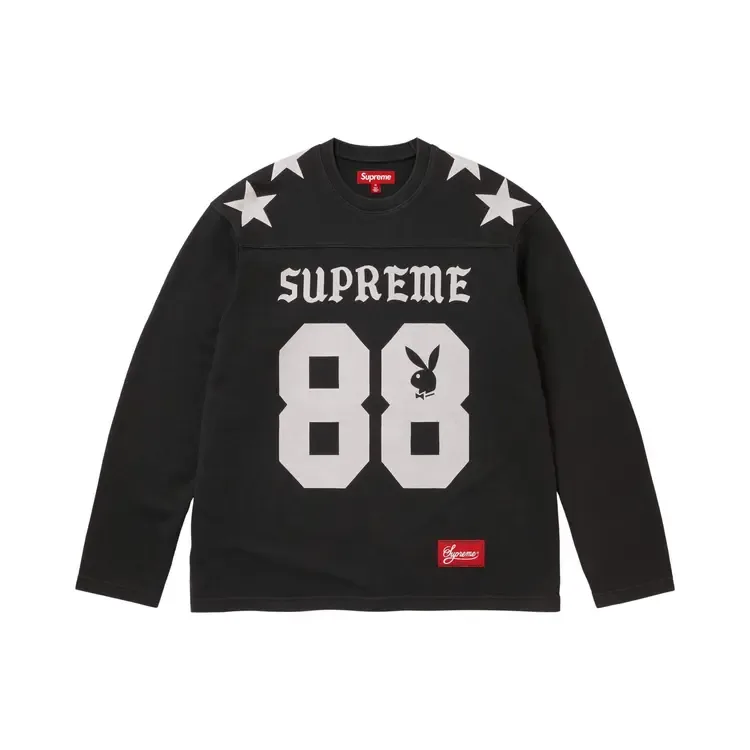 Футболка с длинными рукавами Supreme x Playboy, черная