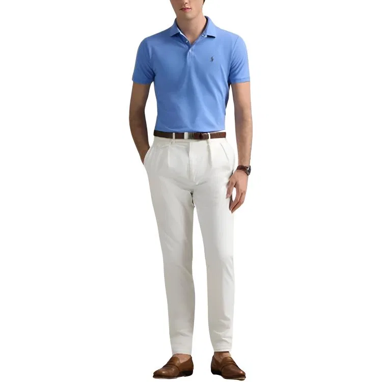 Поло с вышивкой Pony Polo Ralph Lauren, Blue — фото 3