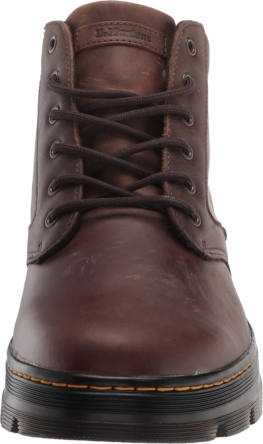 Унисекс ботинки Dr. Martens Bonny из кожи, темно-коричневый — фото 2