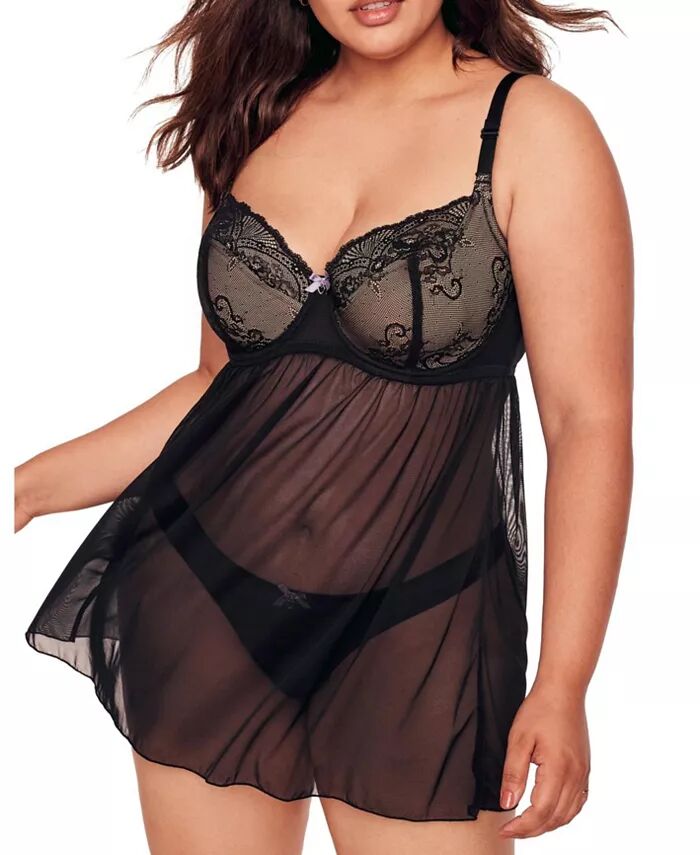

Женское нижнее белье Ella Babydoll Adore Me, черный