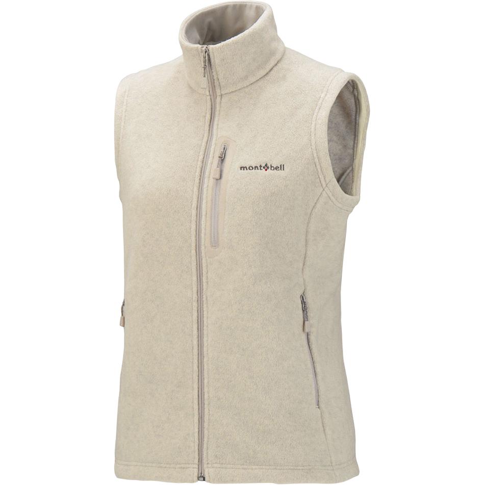 

Женские жилеты с воротником стойкой, умеренные, прочие MONTBELL, айвори