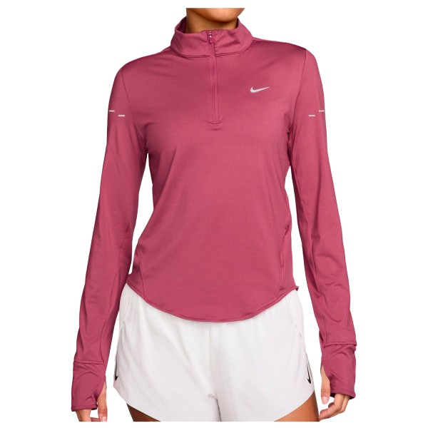 

Женская беговая майка Swift Dri-Fit UV с молнией 1/2 дюйма Nike, мультиколор