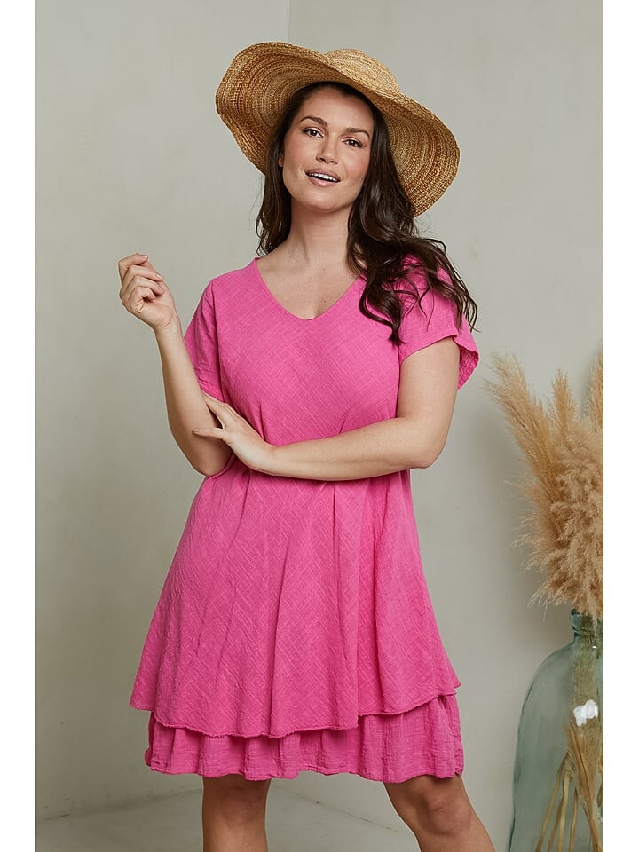 

Длинное платье Curvy Lady, розовый