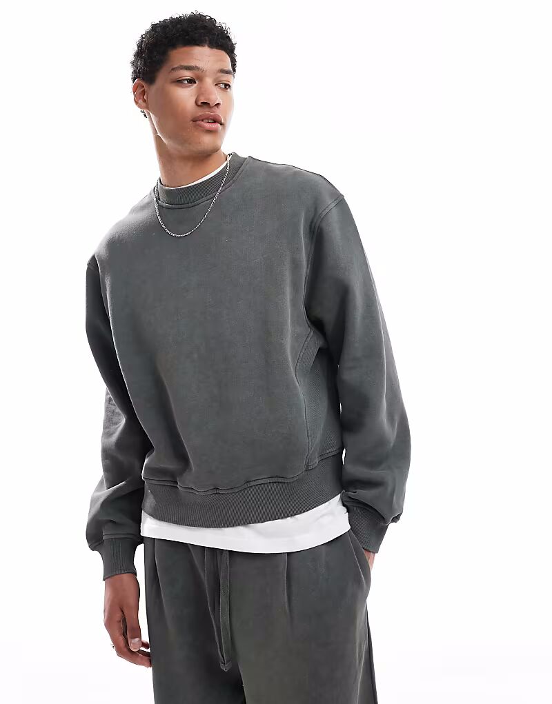 

ASOS DESIGN coord свободный свитшот oversize цвета хаки