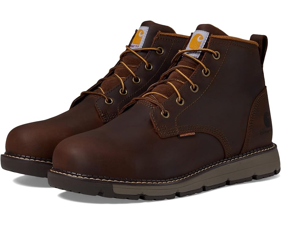 

Ботинки Carhartt Millbrook Waterproof 5" Steel Toe Wedge Work, цвет Brown Oil Tanned