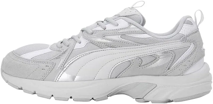 Мужские кроссовки PUMA Milenio Tech 392322 13, белые, зеленые, лунно-синие — фото 4