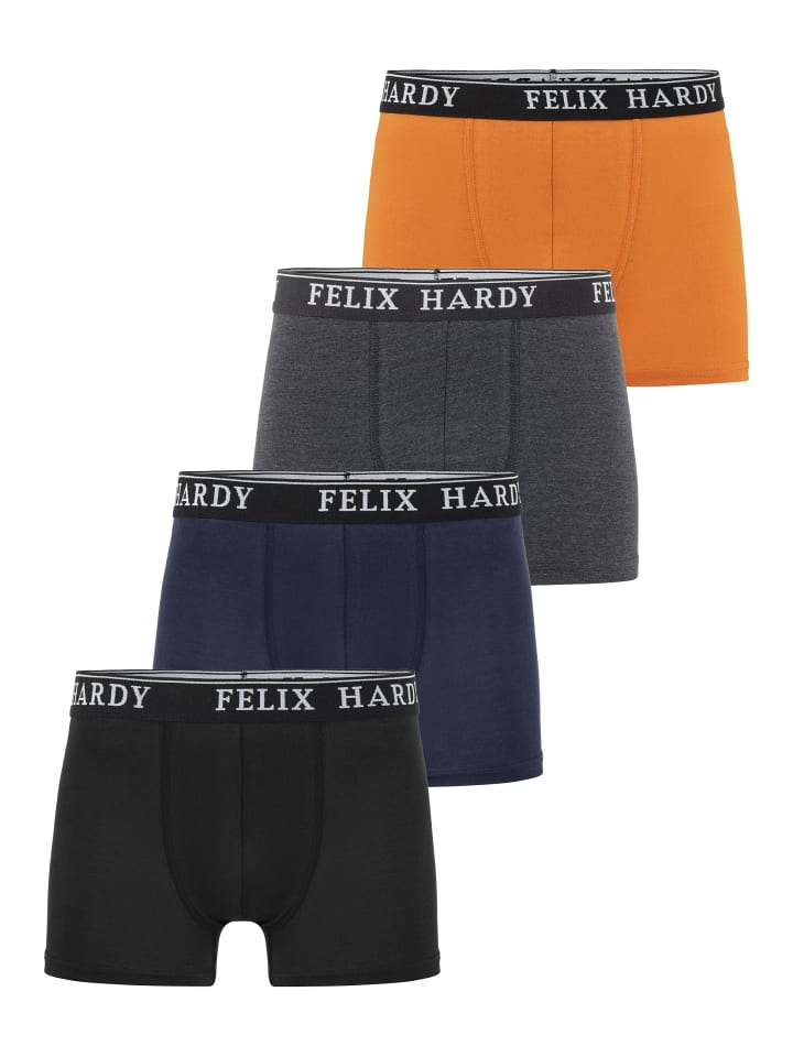 

Felix Hardy Боксерские шорты черного, темно-синего, темно-серого и оранжевого цветов