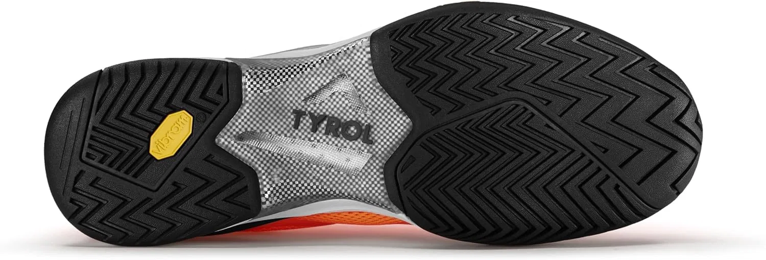Мужские кроссовки для пиклбола Tyrol Drive, Orange/Black — фото 4