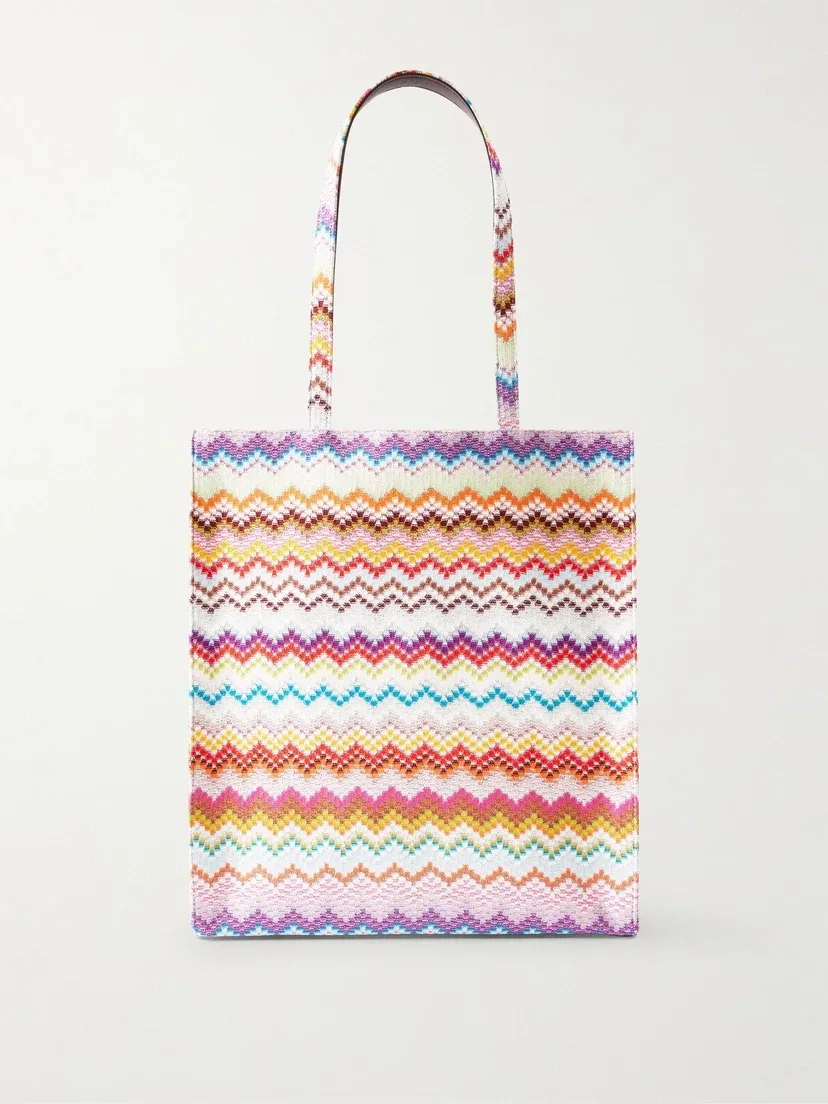 Полосатая сумка из люрекса Missoni, мультицвет