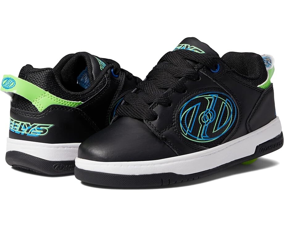 

Кроссовки Heelys Heelys Kids Voyager Sneakers, цвет Black/Green/Blue
