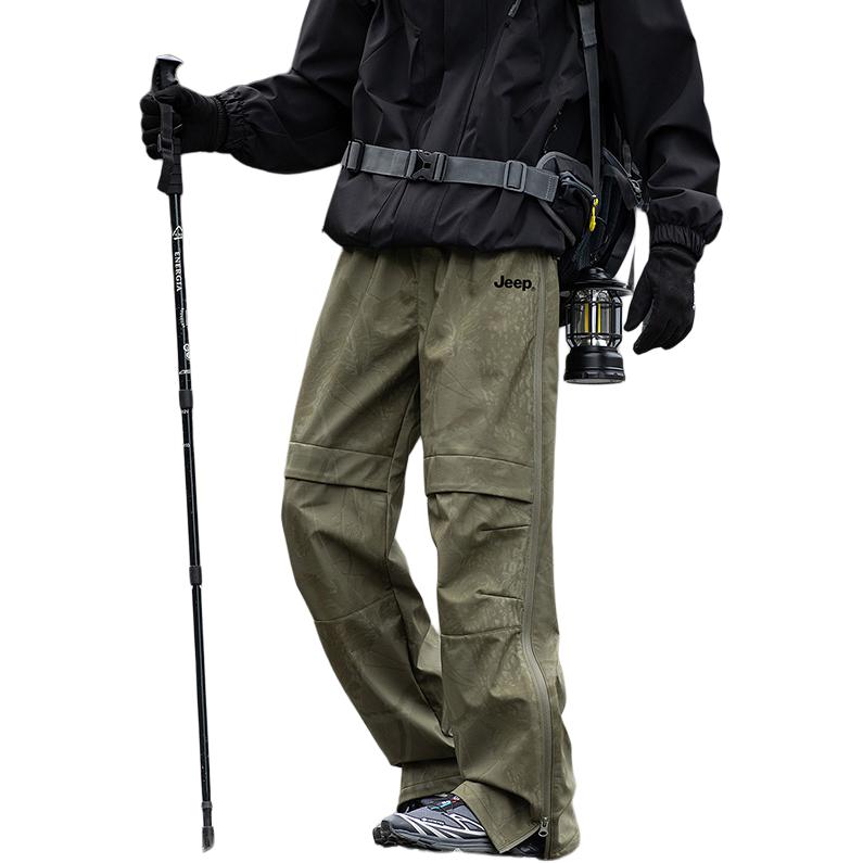 

Кargo-брюки Unisex Moderate Jeep, camouflage branch зеленый (fleece-lined)