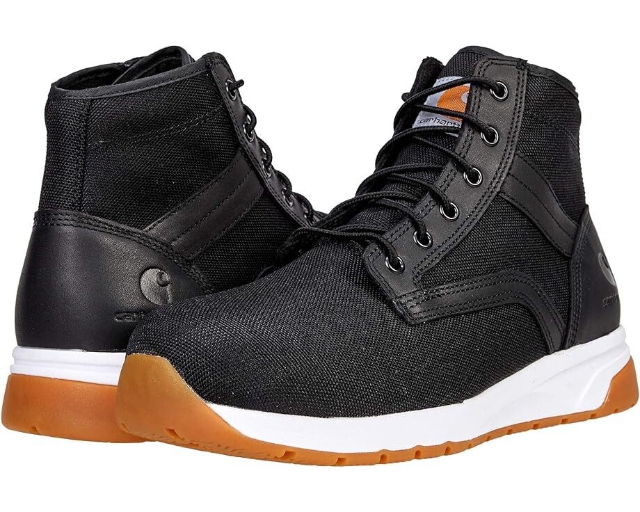 

Ботинки Carhartt Force 5" Lightweight Sneaker Nano Comp Toe, цвет Black Textile