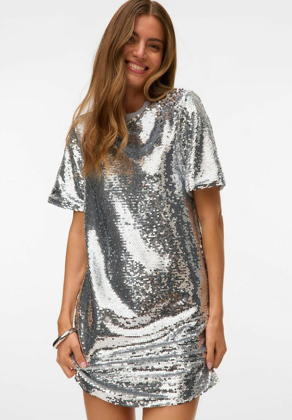 

Коктейльное/вечернее платье VMBLUME KURZES Vero Moda, серебряный