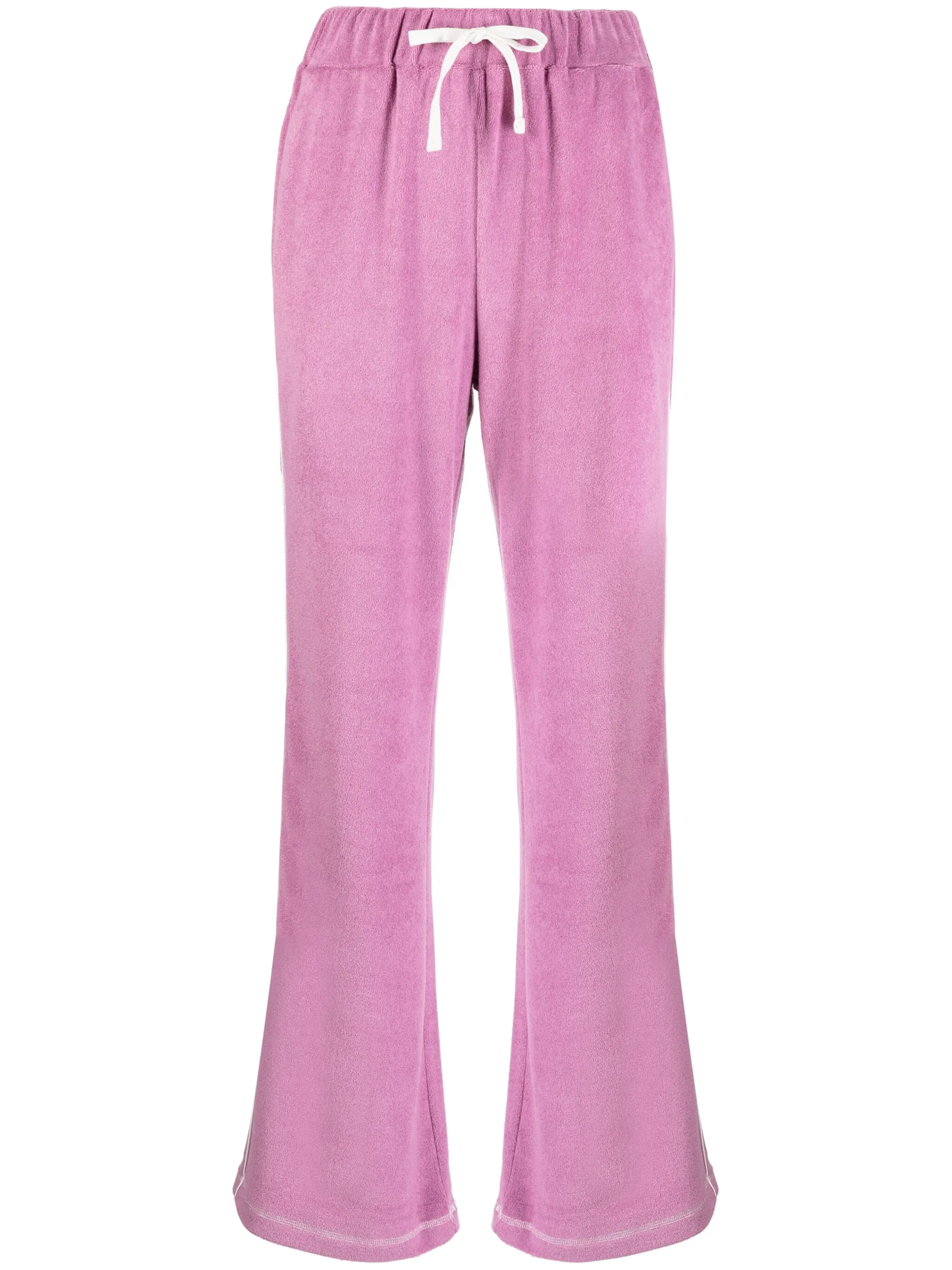 

Расклешенные брюки с отделкой в полоску Tout A Coup, фиолетовый