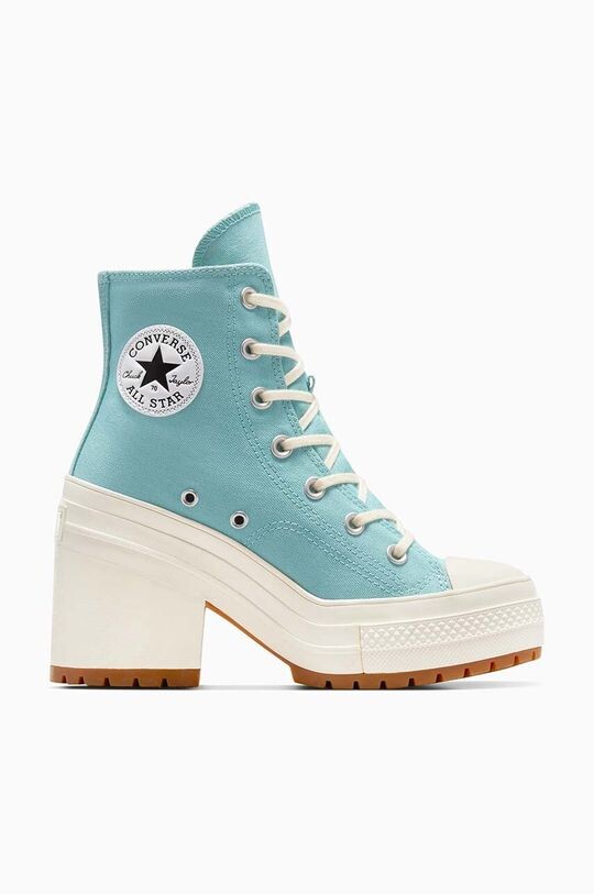 

Кроссовки Chuck 70 De Luxe на каблуке и платформе Converse, бирюзовый, Зеленый, Кроссовки Chuck 70 De Luxe на каблуке и платформе Converse, бирюзовый