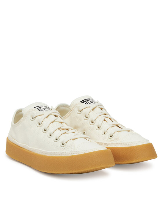 Тканевые кроссовки Chuck Taylor All Star Retro Rubber A10696C Converse, бежевый — фото 2