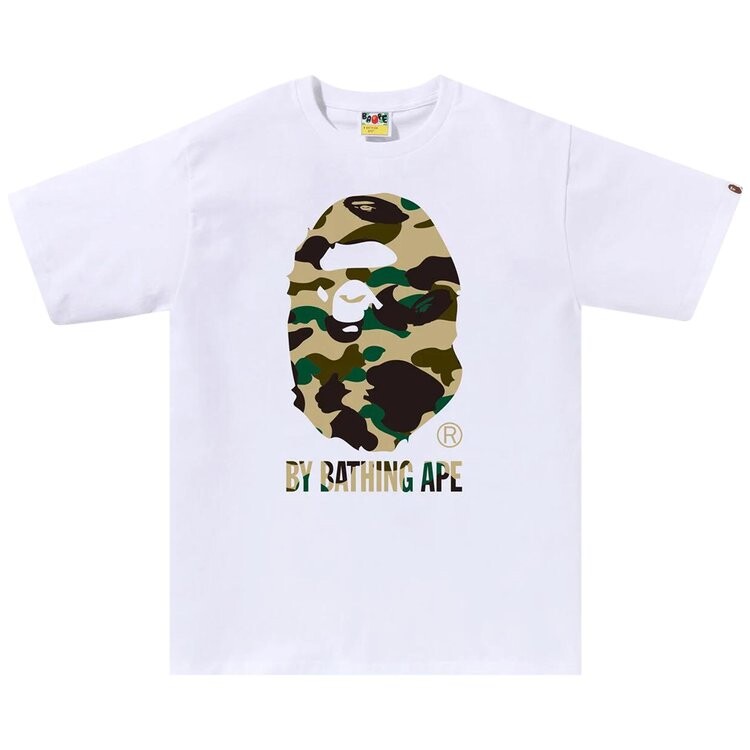 

Футболка BAPE 1st Camo By Bathing Ape 'White/Yellow', белый